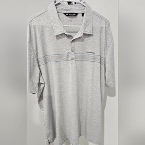 Travis Mathew Gray Polo Shirt - 3XL